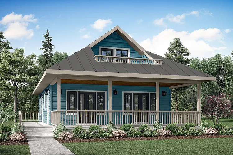 Full Rendering for House Plan #340661