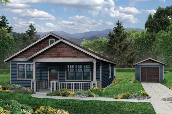 Full Rendering for House Plan #345721