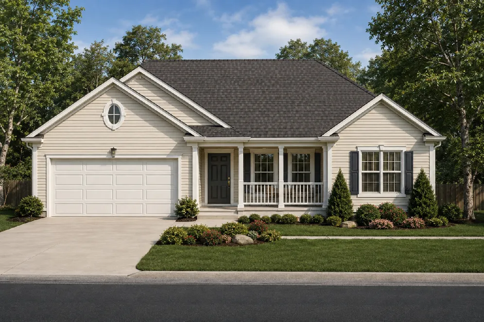 Full Rendering for House Plan #808631