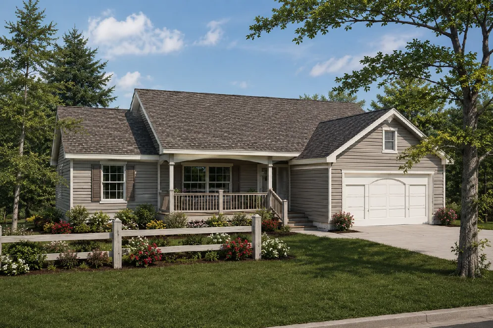 Full Rendering for House Plan #807941