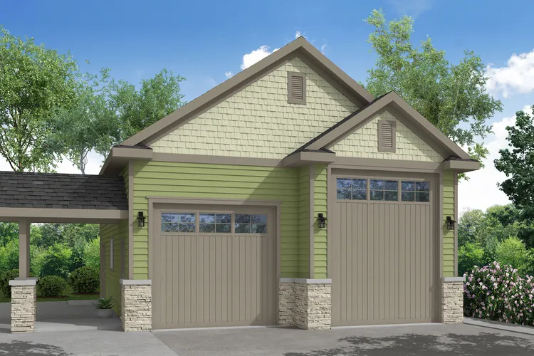 Full Rendering for House Plan #348701