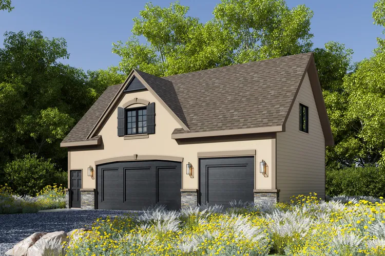 Full Rendering for House Plan #154041