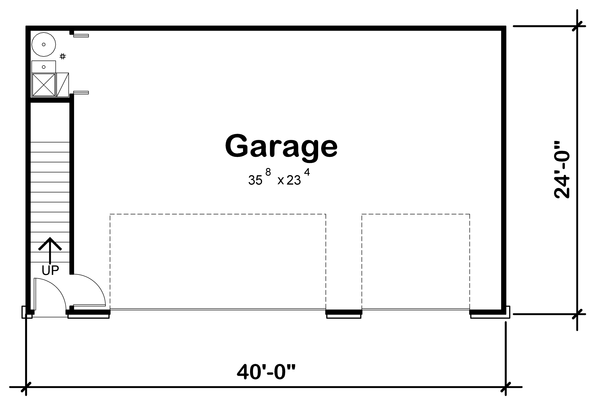 Main Floor Plan for House Plan #154041