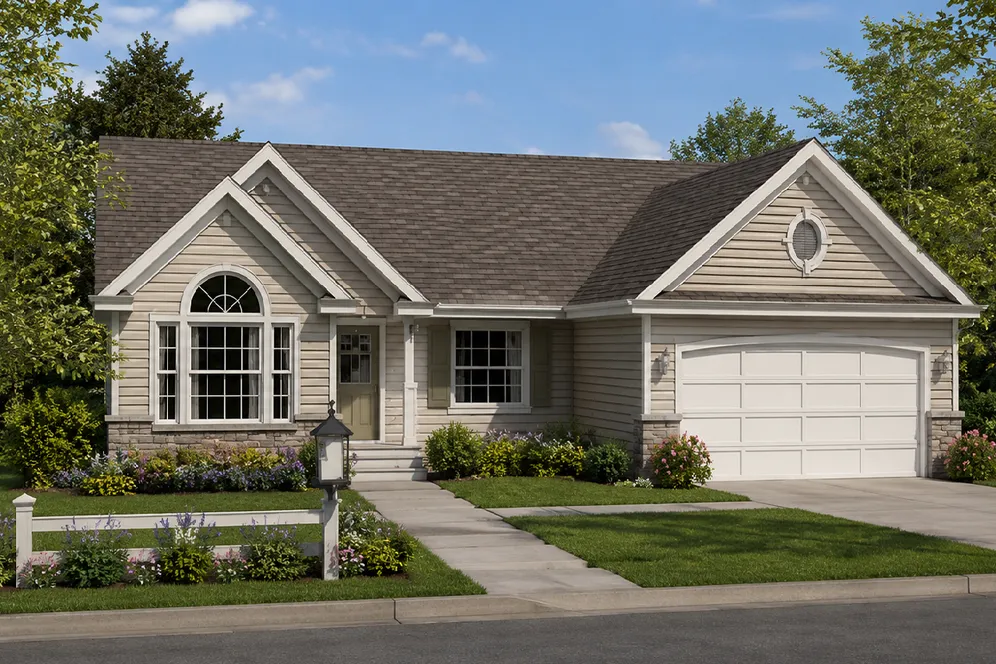 Full Rendering for House Plan #802151