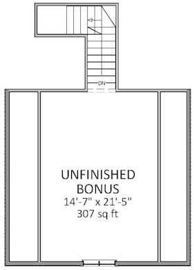 Attic Plan for House Plan #723702