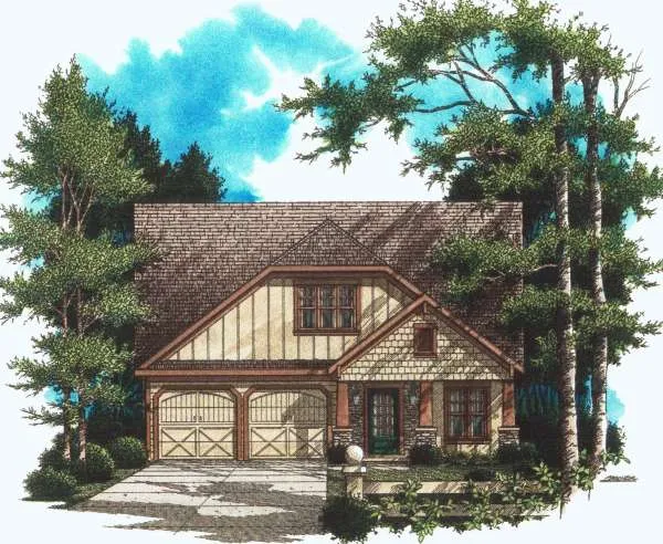 Full Rendering for House Plan #124151