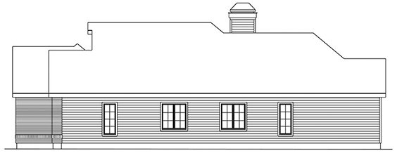 Right Elevation for House Plan #632542