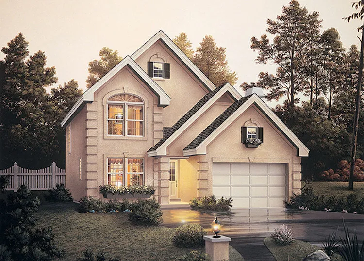 Full Rendering for House Plan #635891