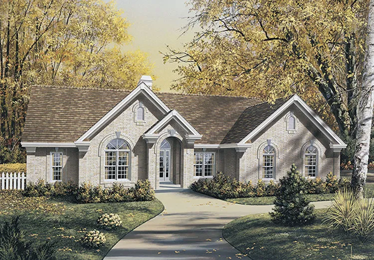 Full Rendering for House Plan #633842