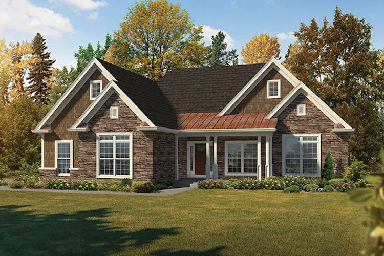 Full Rendering for House Plan #630502