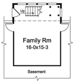 Basement Plan for House Plan #630481