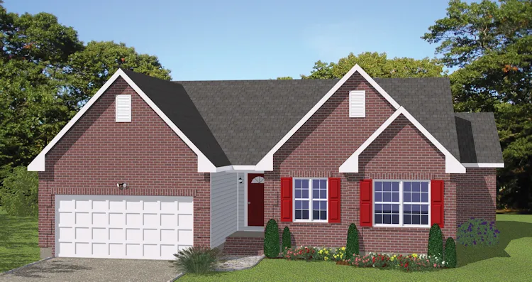 Full Rendering for House Plan #745921