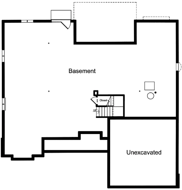Basement Plan for House Plan #534181