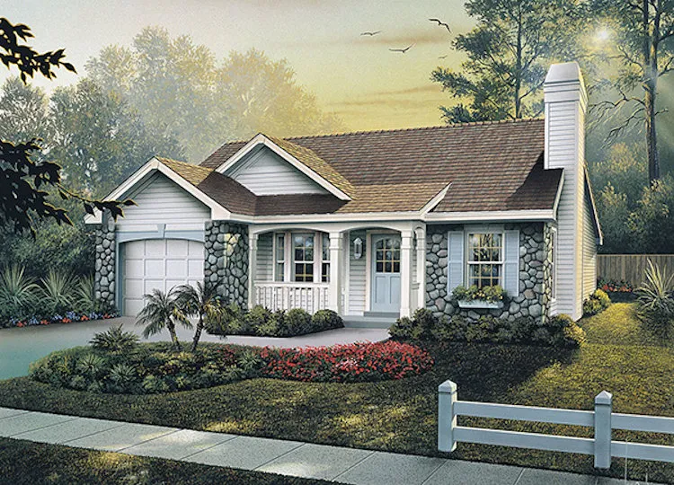 Full Rendering for House Plan #639612