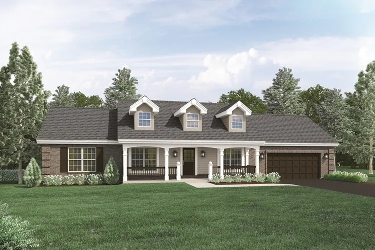 Full Rendering for House Plan #630131