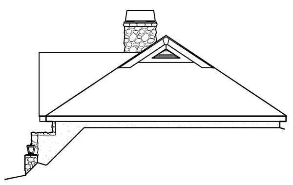 Right Elevation for House Plan #630841