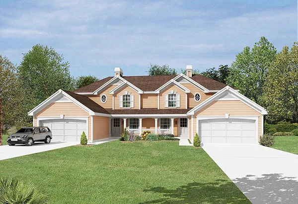 Full Rendering for House Plan #632116