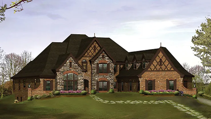 Full Rendering for House Plan #638806