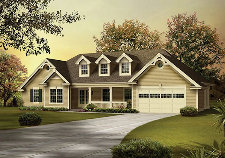 Full Rendering for House Plan #639651