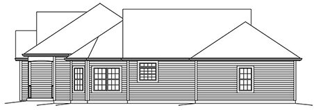 Right Elevation for House Plan #637842