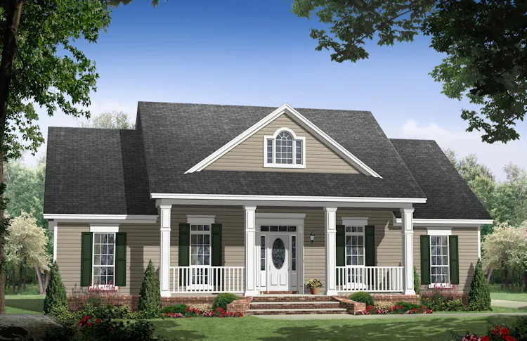 Full Rendering for House Plan #216741