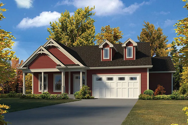 Full Rendering for House Plan #633542