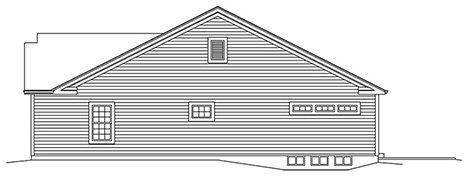 Right Elevation for House Plan #633341