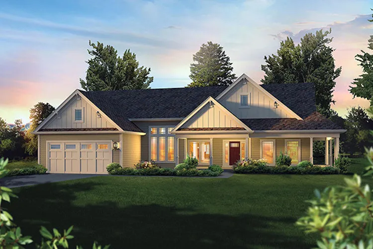 Full Rendering for House Plan #636512