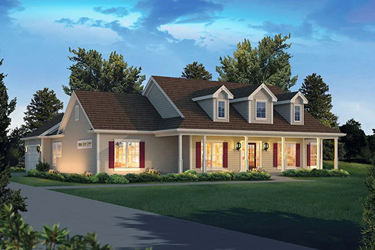 Full Rendering for House Plan #632932