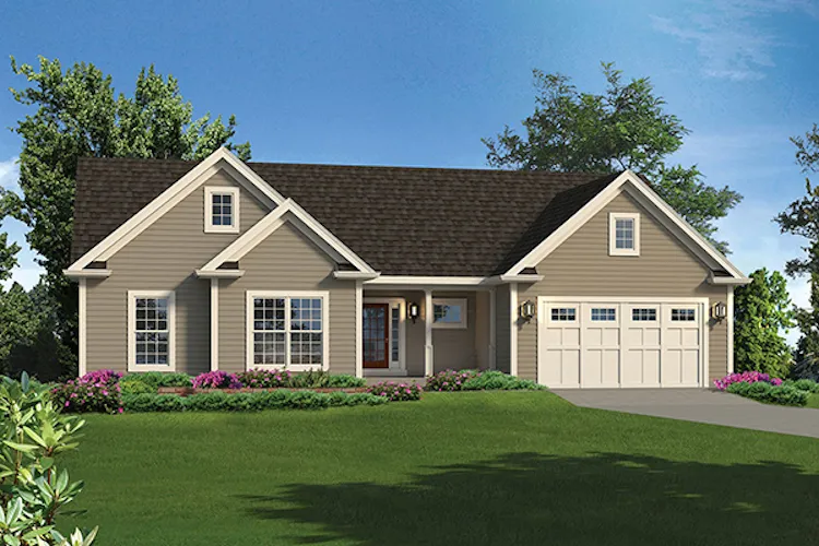 Full Rendering for House Plan #630281