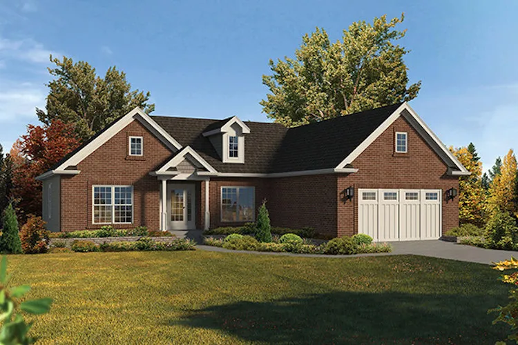 Full Rendering for House Plan #633681