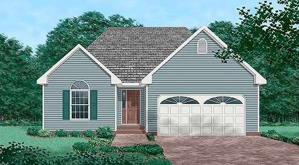 Full Rendering for House Plan #652141