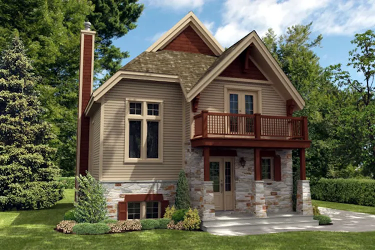 Full Rendering for House Plan #422141