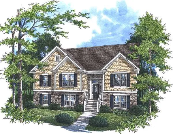 Full Rendering for House Plan #120561