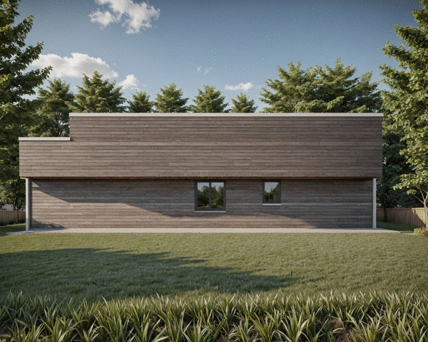 Right Elevation for House Plan #800421