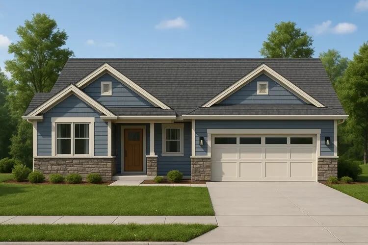 Full Rendering for House Plan #804681
