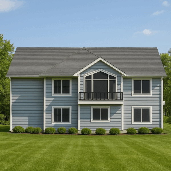 Rear Elevation for House Plan #804681