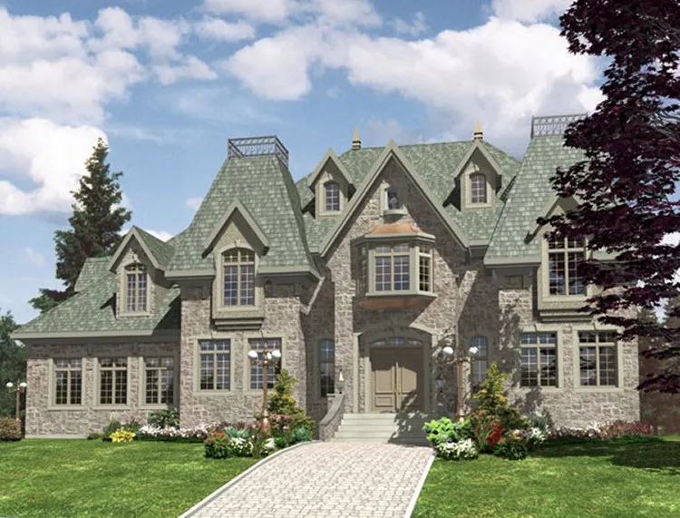 Full Rendering for House Plan #420253