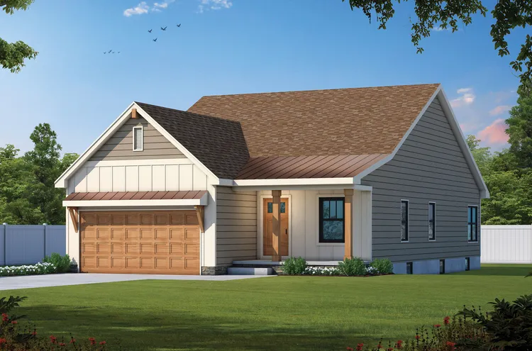 Full Rendering for House Plan #157161