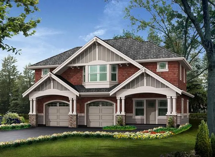 Full Rendering for House Plan #333842