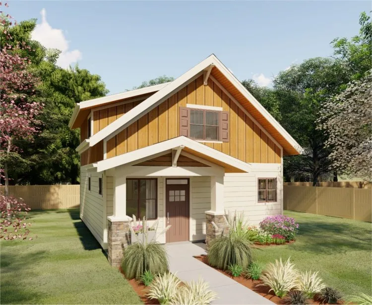 Full Rendering for House Plan #195524