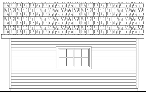 Right Elevation for House Plan #348030