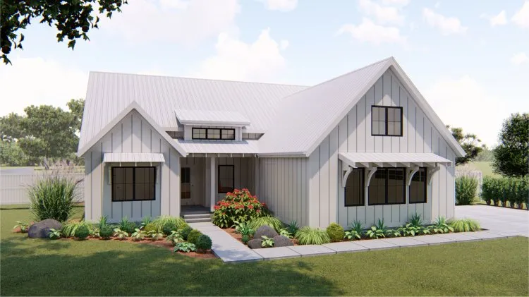Full Rendering for House Plan #707971