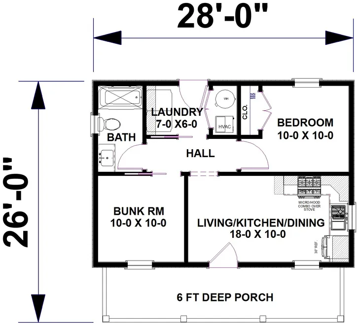 Main Floor Plan for House Plan #430650
