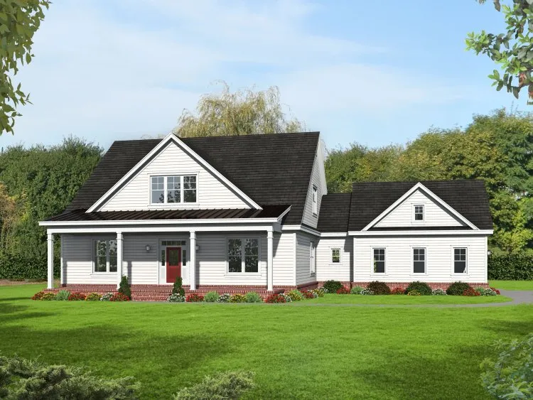 Full Rendering for House Plan #690022