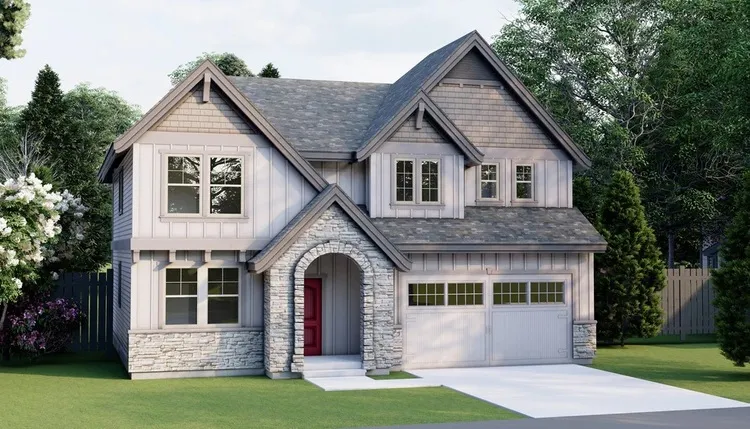 Full Rendering for House Plan #858422