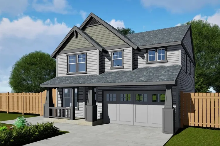 Full Rendering for House Plan #859632