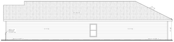 Right Elevation for House Plan #157231