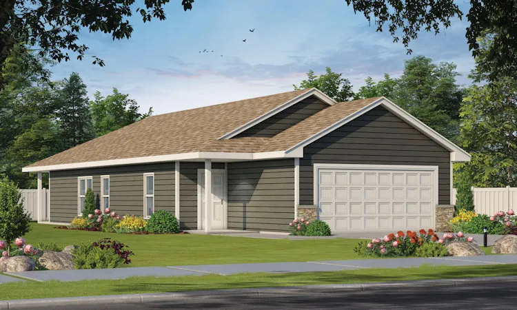 Full Rendering for House Plan #157231