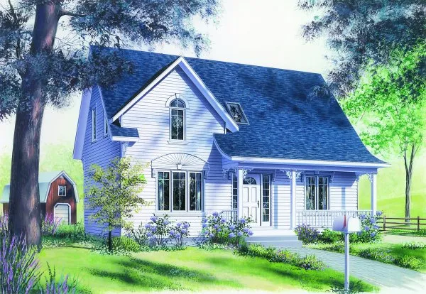 Full Rendering for House Plan #142852